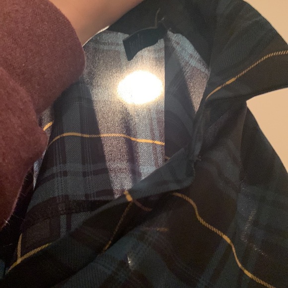 Forever 21 Plaid Sheer Top - Picture 11 of 11